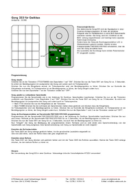 Gong333 Signalgeber